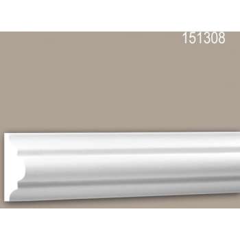 Wandlijst 151308 Profhome Lijstwerk Sierlijst neo-classicisme stijl wit 2 m