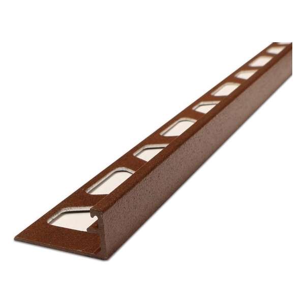 Schlüter tegelprofiel Jolly trendline - Roestbruin - 8 mm x 2500mm Schlüter tegelprofiel Jolly trendline - Roestbruin - 8 mm x 2500mm