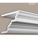 Kroonlijst Profhome 431201 Gevel profiel Sierlijst Lijstwerk neo-classicisme stijl wit 2 m