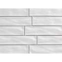 Epoca Organic Brick Ice keramische wandtegel 7,5x30 cm, prijs per 0,45 m² (1 stuk), wit