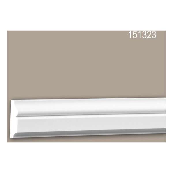 Wandlijst 151323 Profhome Lijstwerk Sierlijst neo-classicisme stijl wit 2 m Wandlijst 151323 Profhome Lijstwerk Sierlijst neo-classicisme stijl wit 2 m