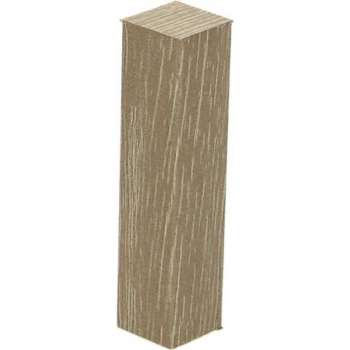Hoek/eindstuk folie 4st. antiek eiken beige
