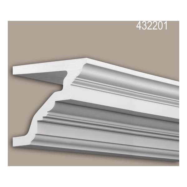 Kroonlijst Profhome 432201 Gevel profiel Sierlijst Lijstwerk tijdeloos klassieke stijl wit 2 m Kroonlijst Profhome 432201 Gevel profiel Sierlijst Lijstwerk tijdeloos klassieke stijl wit 2 m