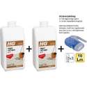 HG tegelreiniger glans - 2 stuks - Gratis Knijpkat - Gratis Zaklamp