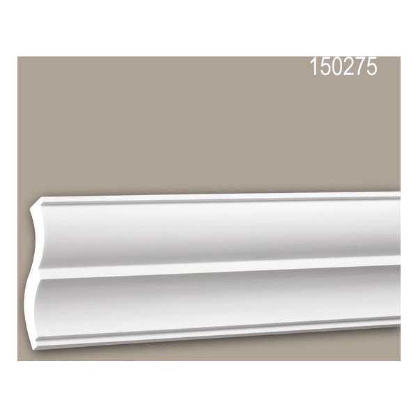 Kroonlijst 150275 Profhome Sierlijst Lijstwerk neo-classicisme stijl wit 2 m Kroonlijst 150275 Profhome Sierlijst Lijstwerk neo-classicisme stijl wit 2 m
