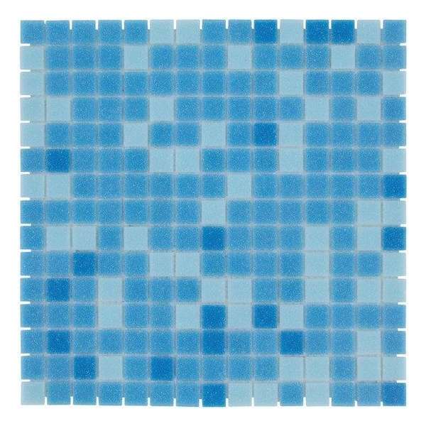 1,04m² - Mozaiek Tegels - Amsterdam Vierkant Blauw Mix 2x2 1,04m² - Mozaiek Tegels - Amsterdam Vierkant Blauw Mix 2x2