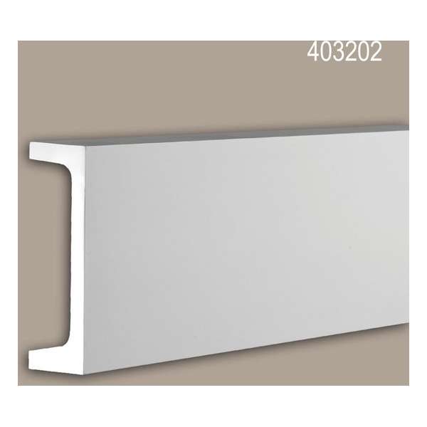 Fries Profhome 403202 Gevel profiel Sierlijst Lijstwerk modern design wit 2 m Fries Profhome 403202 Gevel profiel Sierlijst Lijstwerk modern design wit 2 m
