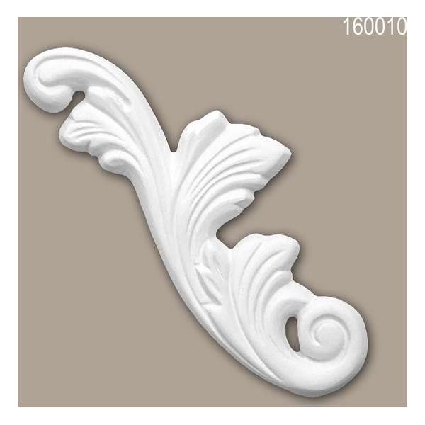 Decorative element 160010 Profhome rococo barok stijl wit Decorative element 160010 Profhome rococo barok stijl wit