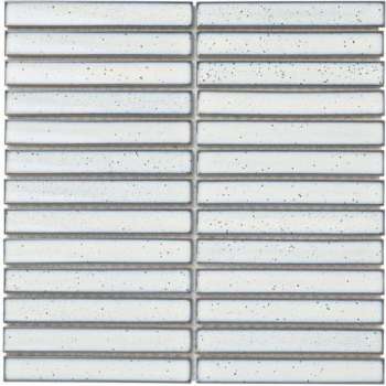 The Mosaic Factory Sevilla mozaïektegel 2x14.5x0.8cm voor wand kitkat finger Keramiek Wit