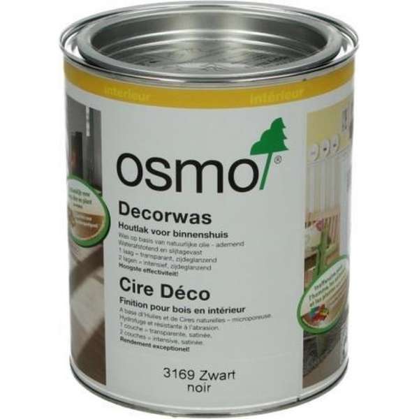 OSMO Decorwas Creativ 3169 zwart 0,75L OSMO Decorwas Creativ 3169 zwart 0,75L