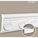 Wandlijst 151350F Profhome Lijstwerk flexibele lijst Sierlijst neo-empire stijl wit 2 m