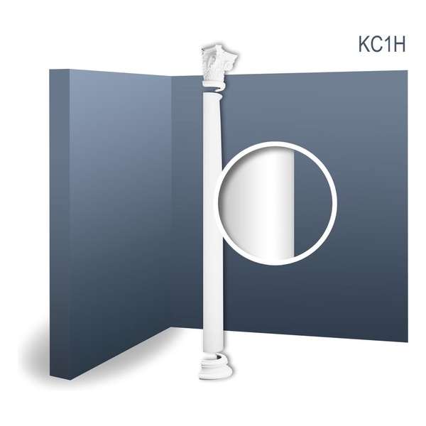 Halve Zuil compleet set Origineel Orac Decor KC1H LUXXUS Hoogwaardig driedelig set sokkel schacht kapiteel 2.42 m Halve Zuil compleet set Origineel Orac Decor KC1H LUXXUS Hoogwaardig driedelig set sokkel schacht kapiteel 2.42 m