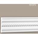 Wandlijst 151373 Profhome Lijstwerk Sierlijst Frieslijst neo-empire stijl wit 2 m