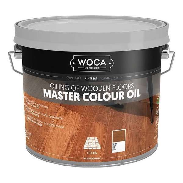 Woca Master Colour Oil Wit – 2,5L Woca Master Colour Oil Wit – 2,5L
