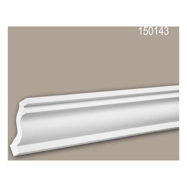 Kroonlijst 150143 Profhome Sierlijst Lijstwerk neo-classicisme stijl wit 2 m Kroonlijst 150143 Profhome Sierlijst Lijstwerk neo-classicisme stijl wit 2 m
