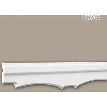 Kroonlijst 150265 Profhome Sierlijst Lijstwerk neo-empire stijl wit 2 m