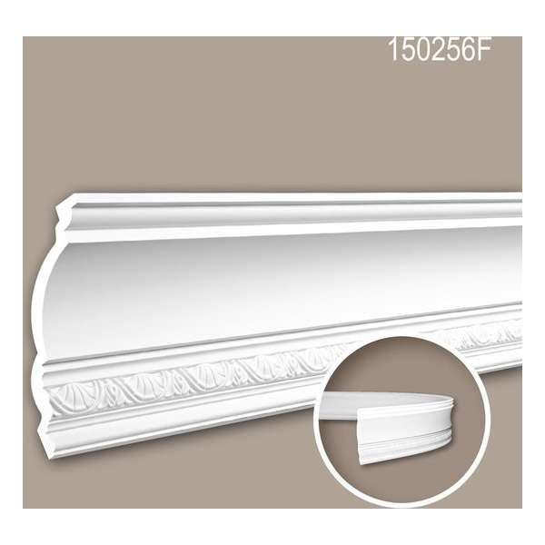 Kroonlijst 150256F Profhome Lijstwerk flexibele lijst Sierlijst neo-classicisme stijl wit 2 m Kroonlijst 150256F Profhome Lijstwerk flexibele lijst Sierlijst neo-classicisme stijl wit 2 m