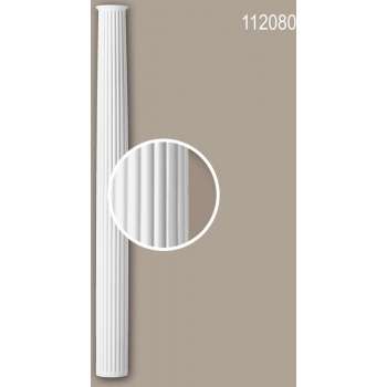 Volle zuilen schacht 112080 Profhome Zuil Sierelement neo-classicisme stijl wit