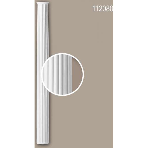 Volle zuilen schacht 112080 Profhome Zuil Sierelement neo-classicisme stijl wit Volle zuilen schacht 112080 Profhome Zuil Sierelement neo-classicisme stijl wit
