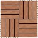 Terrastegels diep reliëf 30x30 cm 1 m² HKC lichtbruin 11 st