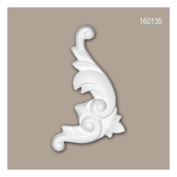 Decorative element 160135 Profhome rococo barok stijl wit Decorative element 160135 Profhome rococo barok stijl wit