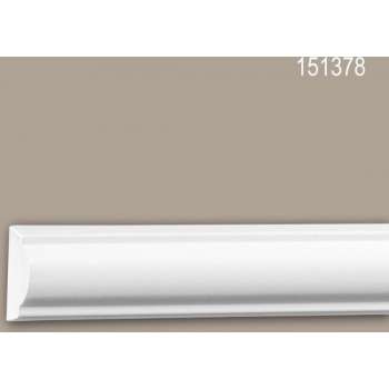 Wandlijst 151378 Profhome Lijstwerk Sierlijst Frieslijst neo-classicisme stijl wit 2 m