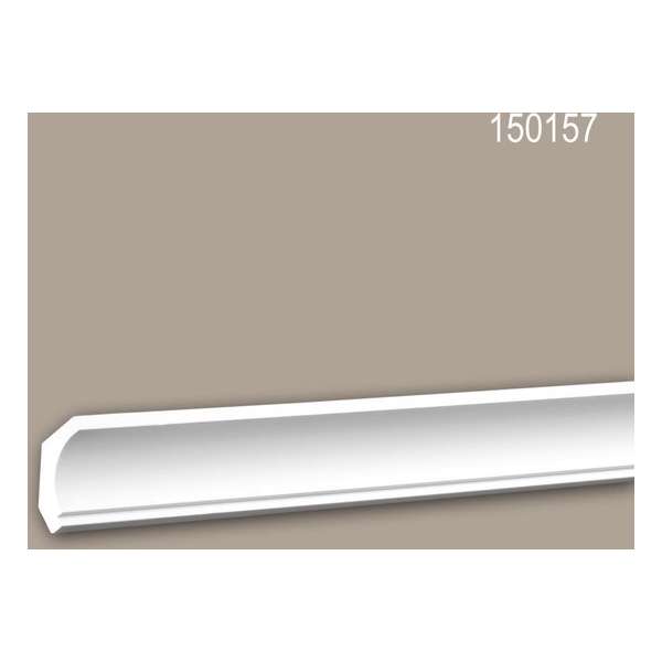 Kroonlijst 150157 Profhome Sierlijst Lijstwerk neo-classicisme stijl wit 2 m Kroonlijst 150157 Profhome Sierlijst Lijstwerk neo-classicisme stijl wit 2 m