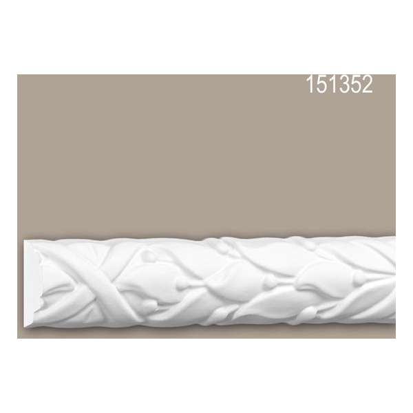 Wandlijst 151352 Profhome Lijstwerk Sierlijst rococo barok stijl wit 2 m Wandlijst 151352 Profhome Lijstwerk Sierlijst rococo barok stijl wit 2 m