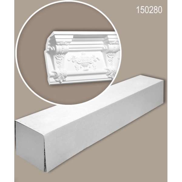 Profhome 150280 1 doos 4 stukken Kroonlijst 8 m Profhome 150280 1 doos 4 stukken Kroonlijst 8 m