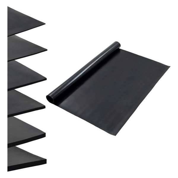 Vloermat anti-slip 2 mm 1,2x2 m rubber glad Vloermat anti-slip 2 mm 1,2x2 m rubber glad