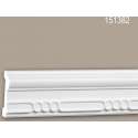Wandlijst 151382 Profhome Lijstwerk Sierlijst Frieslijst neo-empire stijl wit 2 m