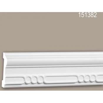Wandlijst 151382 Profhome Lijstwerk Sierlijst Frieslijst neo-empire stijl wit 2 m