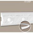 Wandlijst 151348F Profhome Lijstwerk flexibele lijst Sierlijst rococo barok stijl wit 2 m