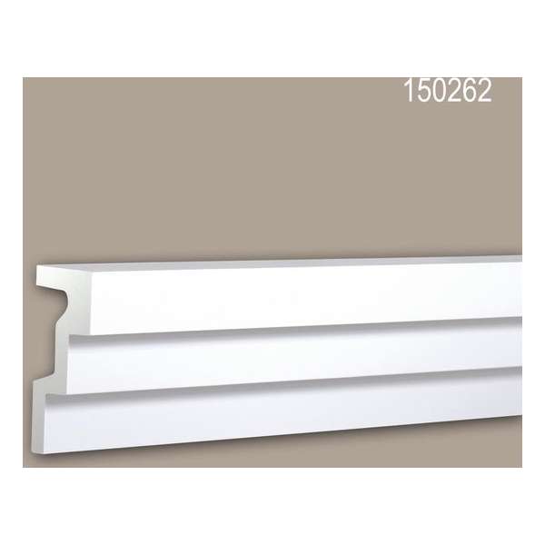 Kroonlijst 150262 Profhome Sierlijst Lijstwerk modern design wit 2 m Kroonlijst 150262 Profhome Sierlijst Lijstwerk modern design wit 2 m