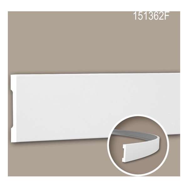 Wandlijst 151362F Profhome Lijstwerk flexibele lijst Sierlijst modern design wit 2 m Wandlijst 151362F Profhome Lijstwerk flexibele lijst Sierlijst modern design wit 2 m