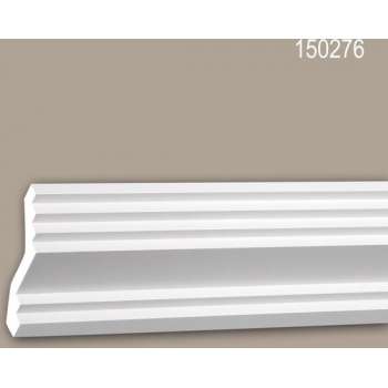 Kroonlijst 150276 Profhome Sierlijst Lijstwerk modern design wit 2 m