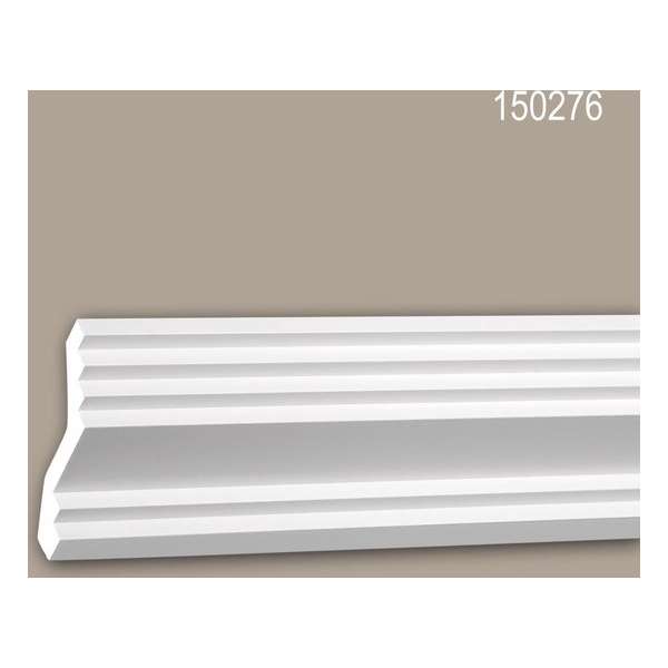 Kroonlijst 150276 Profhome Sierlijst Lijstwerk modern design wit 2 m Kroonlijst 150276 Profhome Sierlijst Lijstwerk modern design wit 2 m