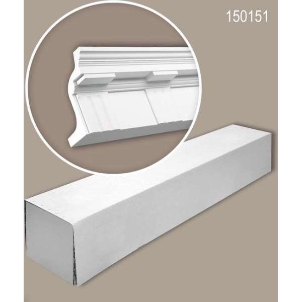 Profhome 150151 1 doos 2 stukken Kroonlijst 4 m Profhome 150151 1 doos 2 stukken Kroonlijst 4 m