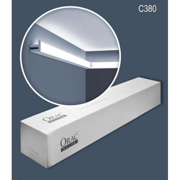 Orac Decor C380 MODERN L3 1 doos 11 stukken Kroonlijst 22 m Orac Decor C380 MODERN L3 1 doos 11 stukken Kroonlijst 22 m