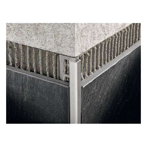PRO++ Quadro RVS Profiel 30 stuks 11mm x 3000mm RVS geborsteld mat PRO++ Quadro RVS Profiel 30 stuks 11mm x 3000mm RVS geborsteld mat