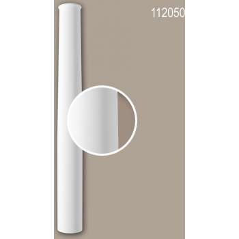 Volle zuilen schacht 112050 Profhome Zuil Sierelement neo-classicisme stijl wit