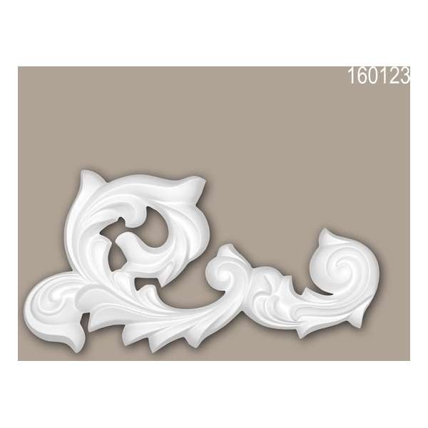 Decorative element 160123 Profhome rococo barok stijl wit Decorative element 160123 Profhome rococo barok stijl wit