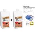 HG tegel impregnerende beschermer (product 13) - 2 stuks - Gratis Knijpkat - Gratis Zaklamp