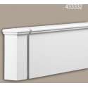 Eindelement Profhome 433332 Gevellijst Sierelement Gevelelement neo-classicisme stijl wit