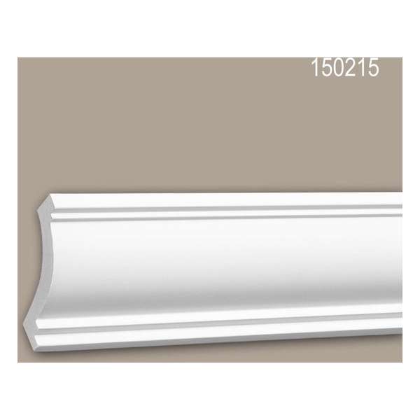Kroonlijst 150215 Profhome Sierlijst Lijstwerk neo-classicisme stijl wit 2 m Kroonlijst 150215 Profhome Sierlijst Lijstwerk neo-classicisme stijl wit 2 m