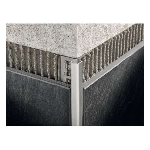 PRO++ Quadro RVS Profiel 15 stuks 11mm x 3000mm RVS geborsteld mat PRO++ Quadro RVS Profiel 15 stuks 11mm x 3000mm RVS geborsteld mat
