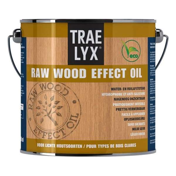 Trae-Lyx Raw Wood Effect Oil Lichthout 2,5 ltr Trae-Lyx Raw Wood Effect Oil Lichthout 2,5 ltr