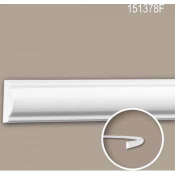 Wandlijst 151378F Profhome Lijstwerk flexibele lijst Sierlijst neo-classicisme stijl wit 2 m