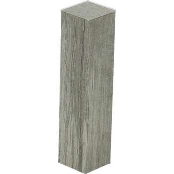Hoek/eindstuk folie 4st. Country Oak grey