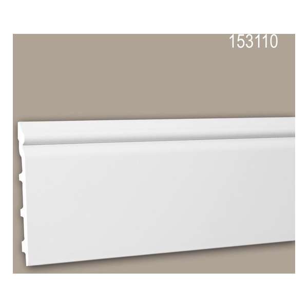 Plint 153110 Profhome Lijstwerk Sierlijst neo-classicisme stijl wit 2 m Plint 153110 Profhome Lijstwerk Sierlijst neo-classicisme stijl wit 2 m